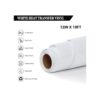 HTVRONT Rollo de vinilo blanco HTV de transferencia de