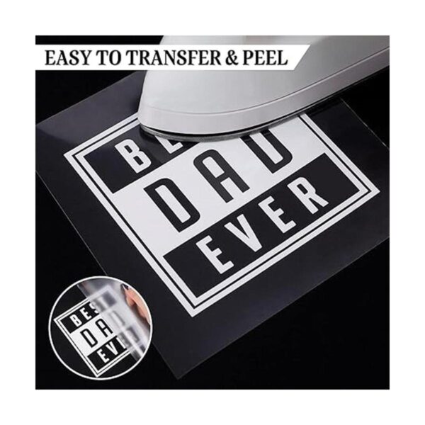 HTVRONT Rollo de vinilo blanco HTV de transferencia de