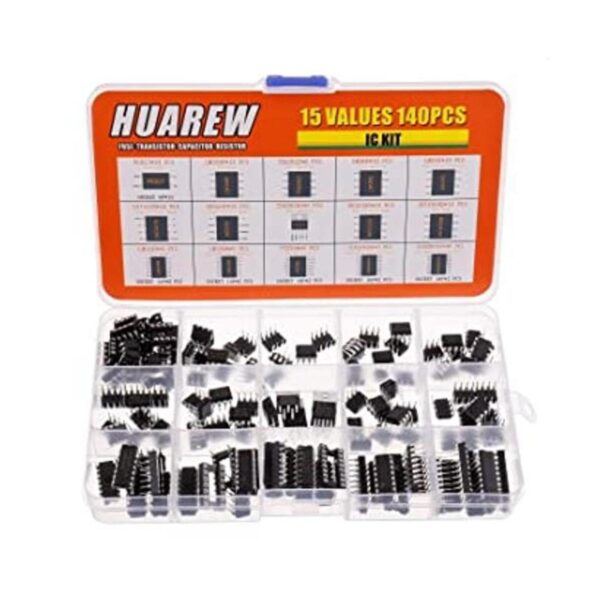 HUAREW 15 valores 140 piezas Opamp Timer Darlington_1