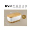 HVH Mantequilla de cerámica con tapa para encimera_4