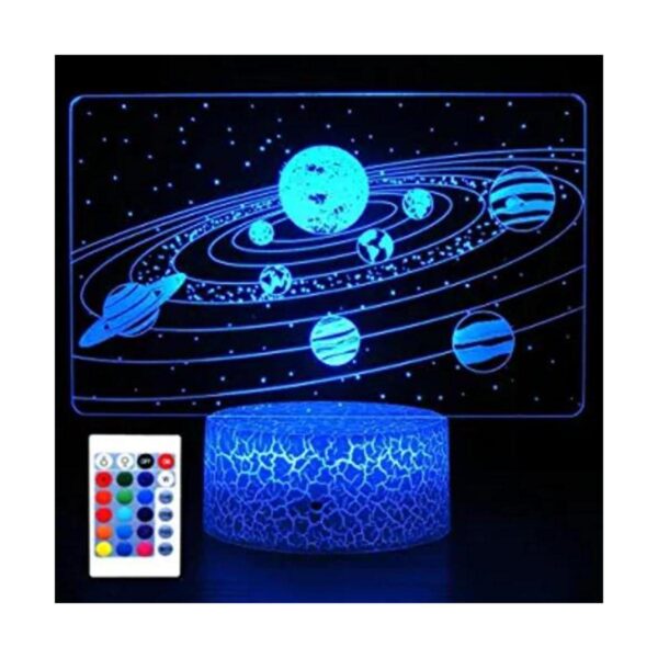 HYODREAM Lámpara de mesa lateral con ilusión óptica 3D del_1