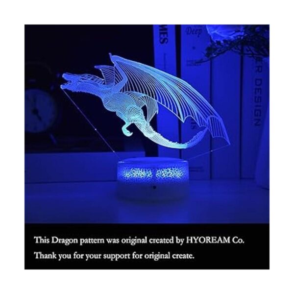 HYODREAM Lámpara de dinosaurio luz nocturna para niños_4