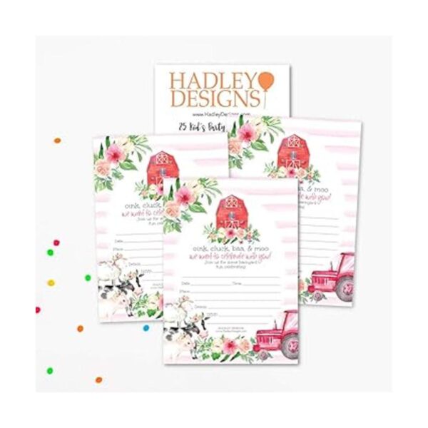 Hadley Designs 25 invitaciones de fiesta de cumpleaños de_3