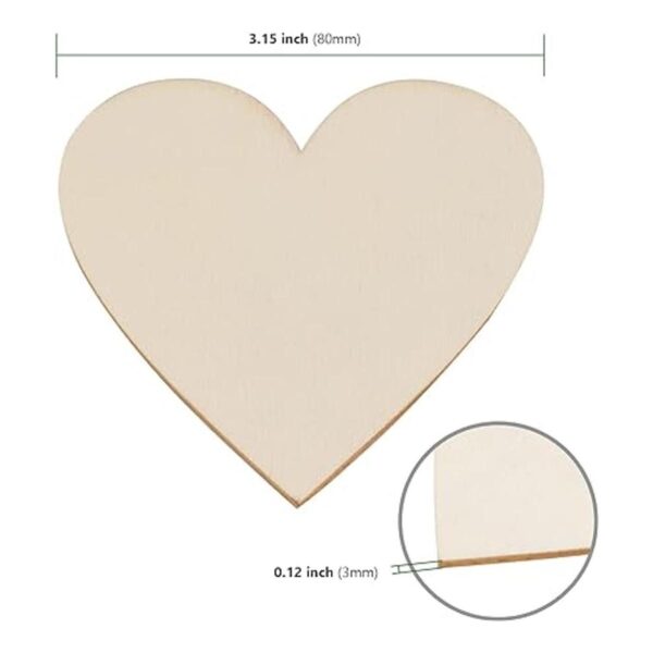 Hakzeon 3.0 in 100 recortes de corazón de madera sin_2