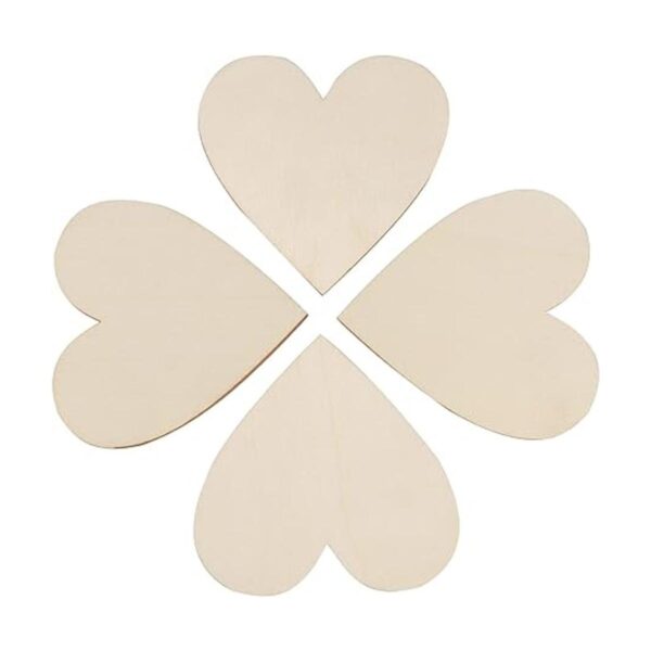 Hakzeon 3.0 in 100 recortes de corazón de madera sin_5