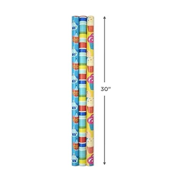 Hallmark Papel de regalo con líneas de corte en el