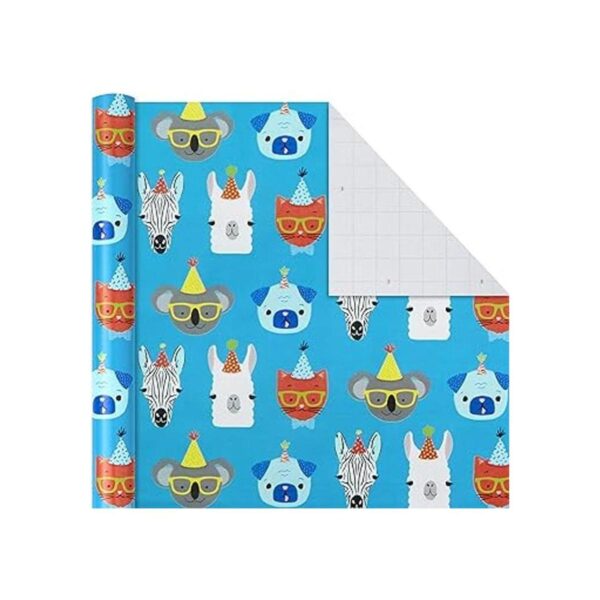 Hallmark Papel de regalo con líneas de corte en el