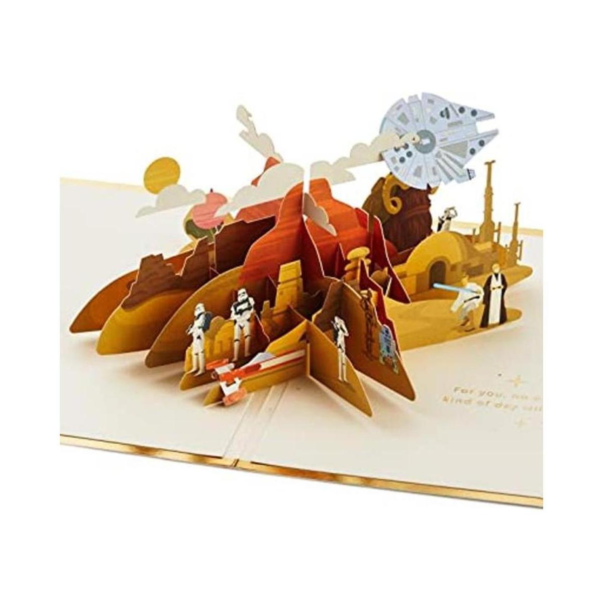 Hallmark Signature Paper Wonder Star Wars Tarjeta de