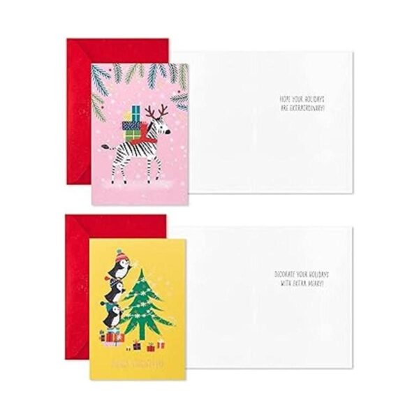 Hallmark Surtido de tarjetas de Navidad en caja colorido_4