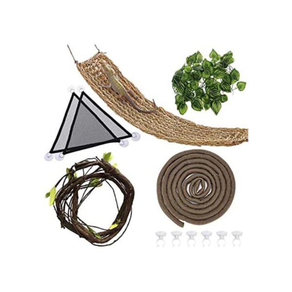Hamiledyi Bearded Dragon Tank Accessories Lizard Large