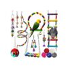 Hamiledyi Bird Parrot Juego de 15 juguetes de masticación_1