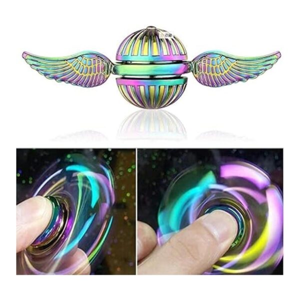 Hammer Fidget Spinners Cadena de metal ovalada piedras_5