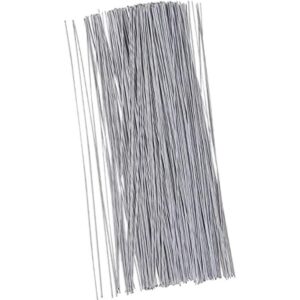 Juvale 300 tallos de alambre floral de calibre 18 blancos_1