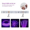 Kit de tira de luz UV negra de 24 vatios 16.4 pies5M_4