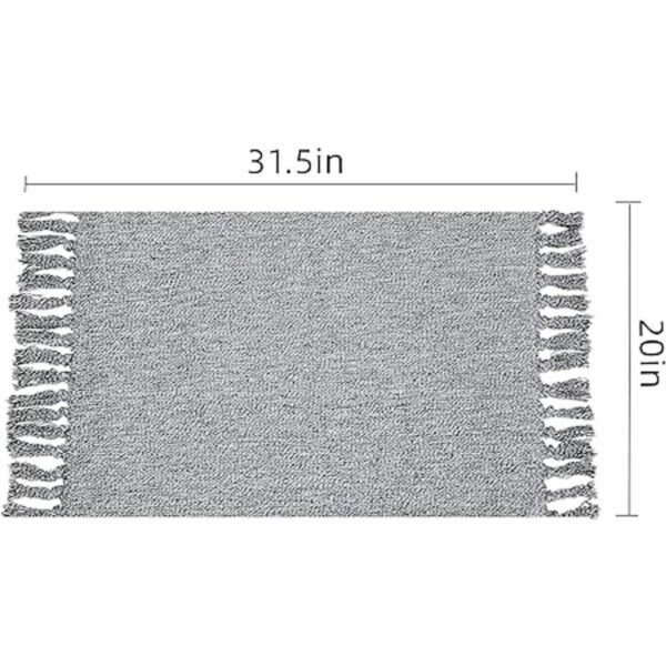 JE JOUE Alfombra de baño bohemia de 2 x 4.3 pies alfombra
