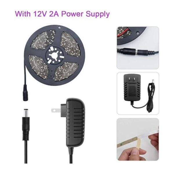 Kit de tira de luz UV negra de 24 vatios 16.4 pies5M_3