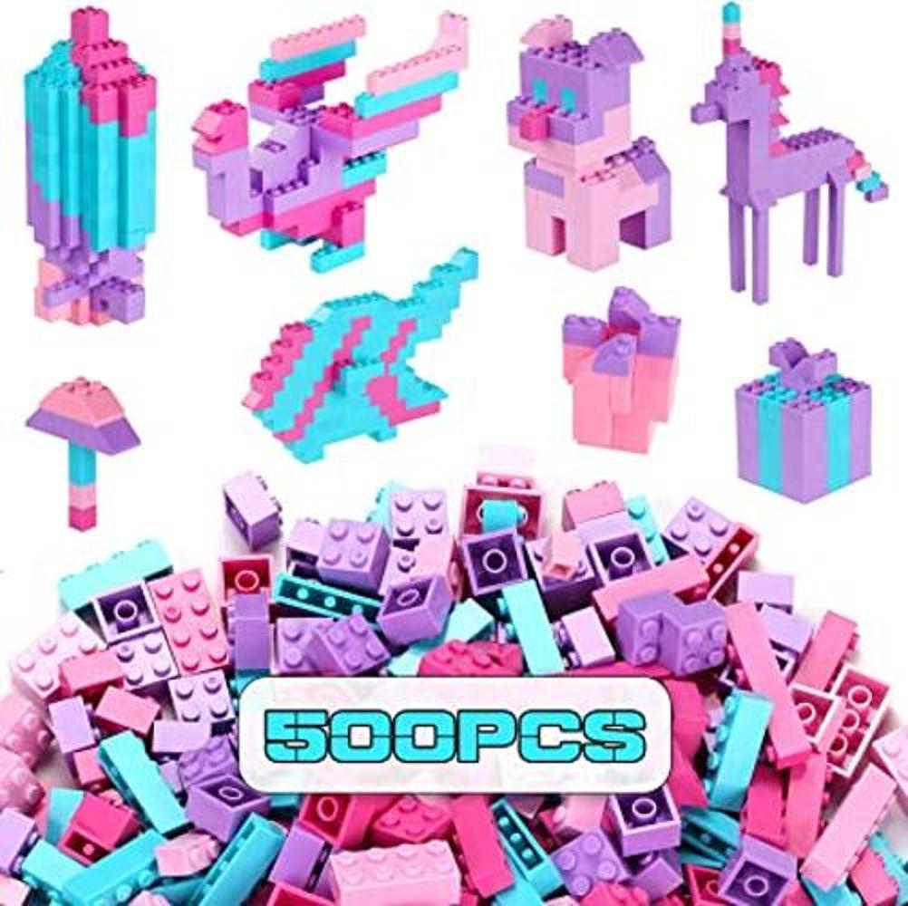 Juego de 500 piezas de ladrillos de construcción juguetes