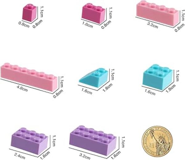 Juego de 500 piezas de ladrillos de construcción juguetes_5