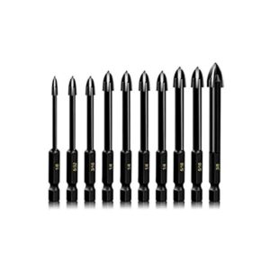 Juego de brocas de hormigón de vidrio de 10 piezas brocas