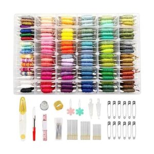 Kit de hilo de bordar 160 piezas de cuerda de pulsera de_1