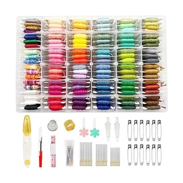 Kit de hilo de bordar 160 piezas de cuerda de pulsera de_1