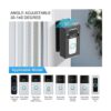 Antirrobo ajustable 30 a 140 grados soporte de esquina_2