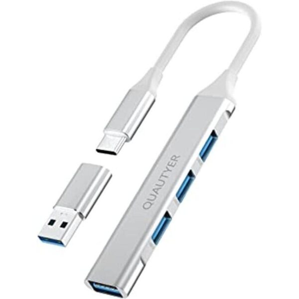 Hub USB C 4 en 1 tipo C a USB 3.0 USB 2.0 con adaptador_1