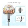 Trípode estable para selfie con luz de relleno barra_5