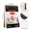 Kit de dibujo 78 lápices de grafito de acuarela de color
