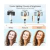 Trípode estable para selfie con luz de relleno barra_2