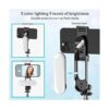 Trípode estable para selfie con luz de relleno barra_3