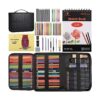 Kit de dibujo 78 lápices de grafito de acuarela de color