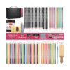 Kit de dibujo 78 lápices de grafito de acuarela de color