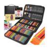 Kit de dibujo 78 lápices de grafito de acuarela de color