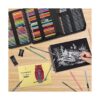 Kit de dibujo 78 lápices de grafito de acuarela de color