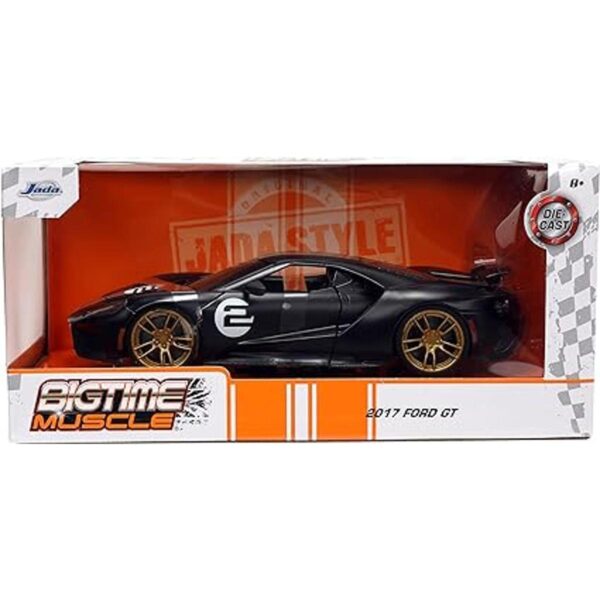 Jada Toys Big Time Muscle 124 2017 Ford GT Coche fundido_2