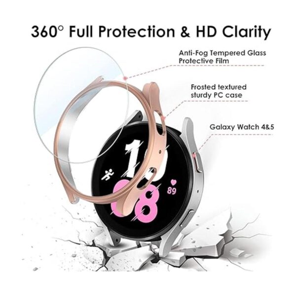 KIMILAR Funda protectora de pantalla para Galaxy Watch_4