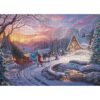 Ceaco Thomas Kinkade Holiday Cenicienta trayendo a casa_6