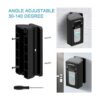 Timbre de video antirrobo con ángulo ajustable soporte de_5