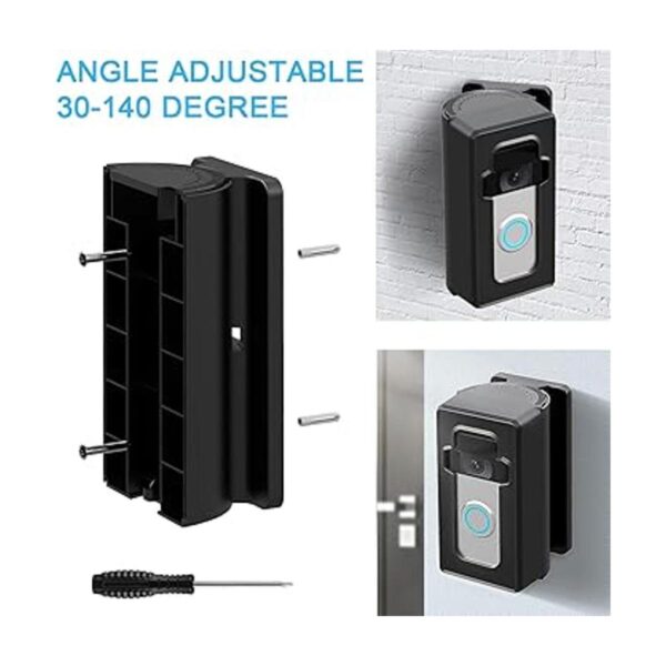 Timbre de video antirrobo con ángulo ajustable soporte de_5