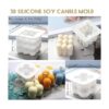 Kit de fabricación de velas olla de vertido Suministros