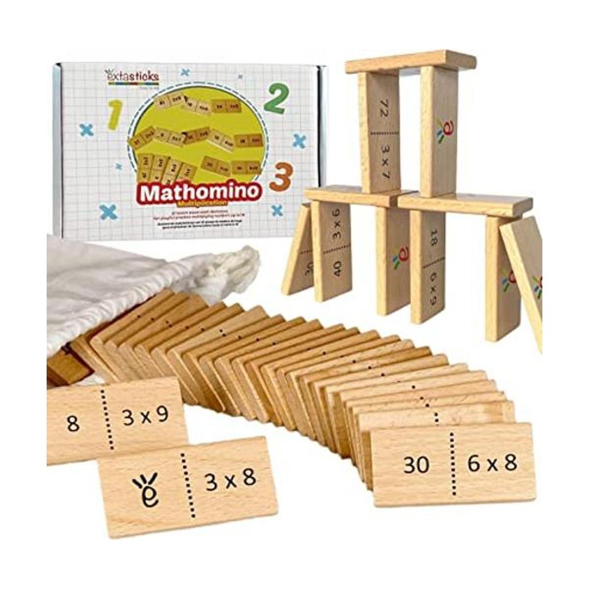 Juego de matemáticas de dominó multiplicación Juguete de