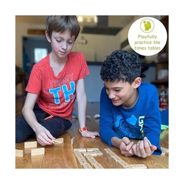 Juego de matemáticas de dominó multiplicación Juguete de_2