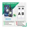 Kit de resina UV con luz juego de resina epoxi UV de_5