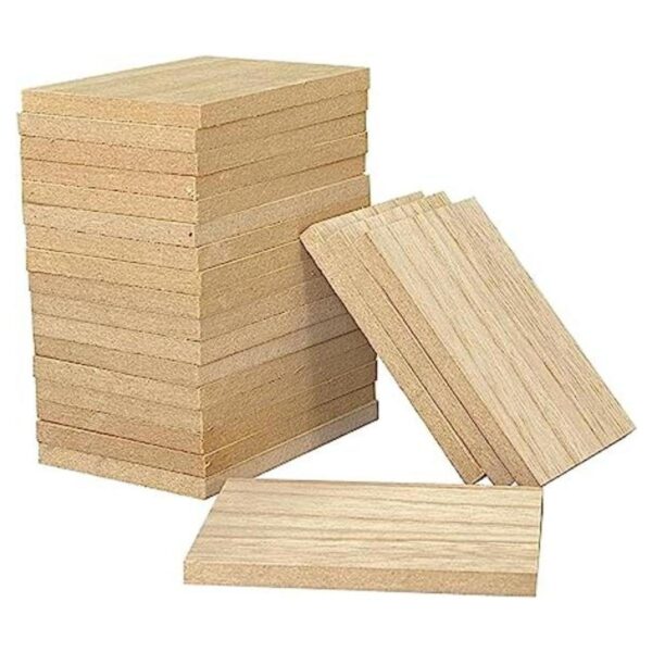 36 recortes de madera uniformes para manualidades forma_1