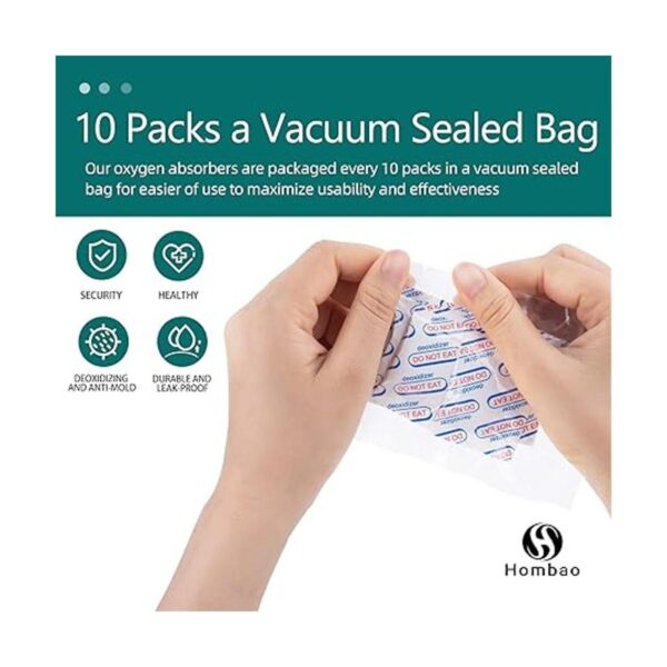 Hombao 400cc Food Grade Oxygen Absorbers 120 Packs 10_4