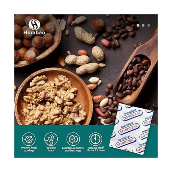 Hombao 400cc Food Grade Oxygen Absorbers 120 Packs 10_2