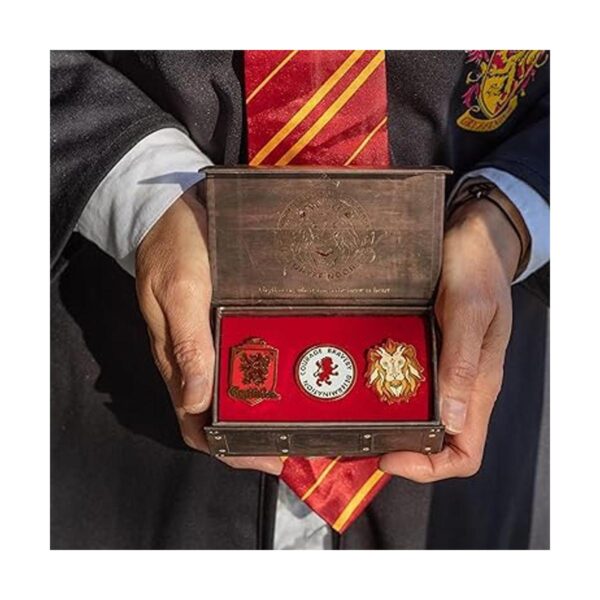 Harry Potter Gryffindor Juego de 3 pines esmaltados caja