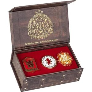 Harry Potter Gryffindor Juego de 3 pines esmaltados caja