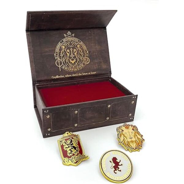 Harry Potter Gryffindor Juego de 3 pines esmaltados caja